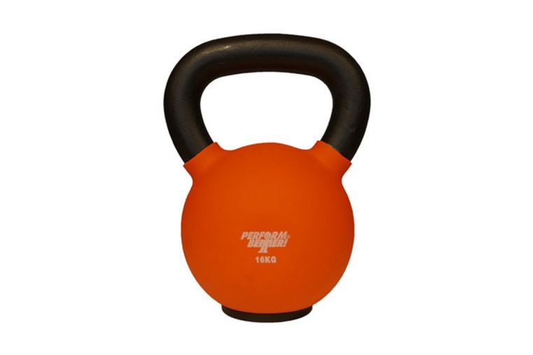 Обрезиненная гиря 16 кг Perform Better Neoprene Kettlebell 8938 красный 