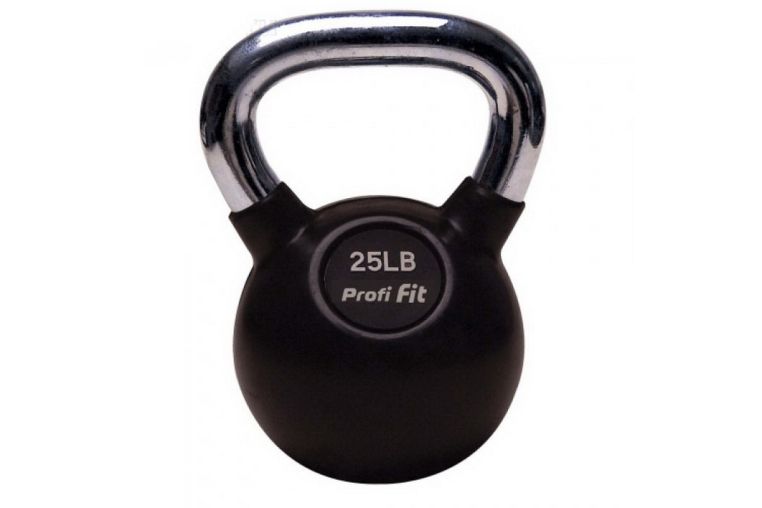 Гиря Profi-fit обрезиненная с хромированной ручкой 30кг 