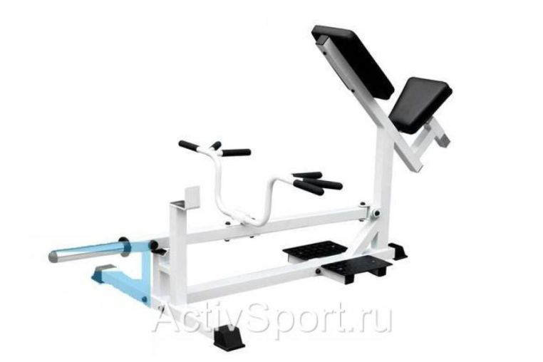 Т-тяга в наклоне с упором Johns SM 740 