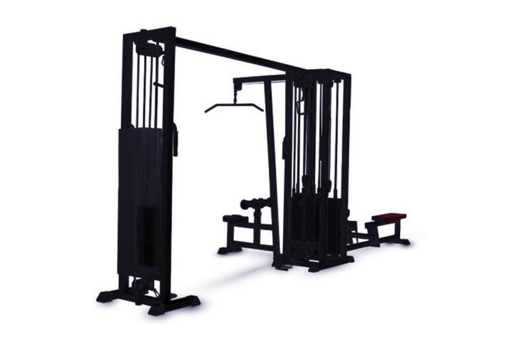 Мультистанция 3-х позиционная с перекрестной тягой MB Barbell MB 3.03 фото 1