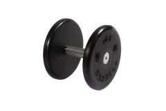 Гантель классик с вращающейся ручкой хром 10 кг MB Barbell MB-FdbEM-B10