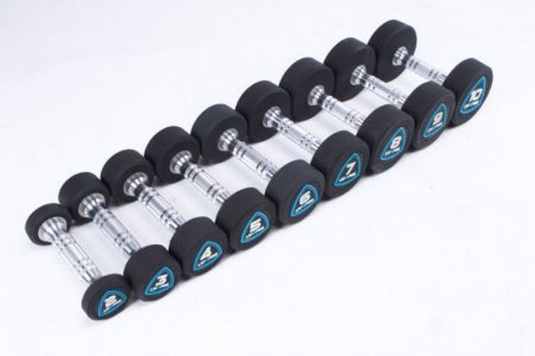 Гантели в уретане 8 кг Live Pro Studio Dumbbells LP8075-08 фото 4