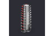 Набор стальных гантелей на стойке от 1 до 10 кг Yamaguchi Dumbbells Rack