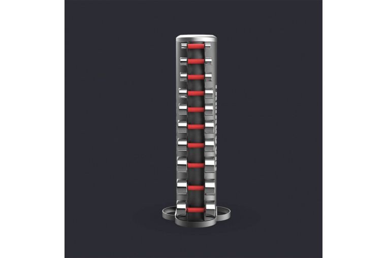 Набор стальных гантелей на стойке от 1 до 10 кг Yamaguchi Dumbbells Rack фото 1