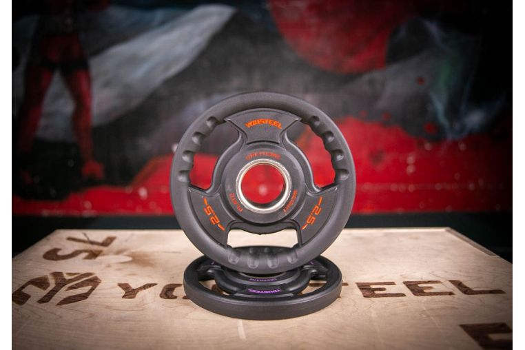 Диск TPU 2,5 kg YouSteel 3 Handle TPU weight plate, OK2035A-2.5 