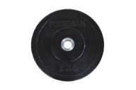 Диск бампированный обрезиненный Foreman D50 мм 5 кг FM/BM-5 черный
