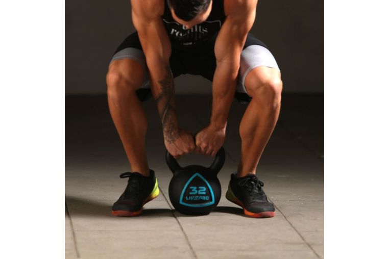 Чугунная гиря 8кг Live Pro Solid Cast Iron Kettlebell NL\LP8041-08\00-00-00 фото 2