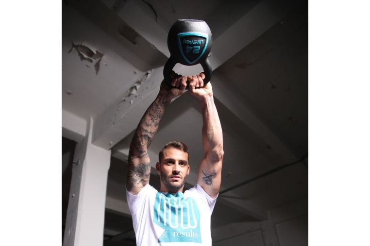 Чугунная гиря 8кг Live Pro Solid Cast Iron Kettlebell NL\LP8041-08\00-00-00 фото 4