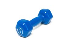 Гантель в виниловой оболочке 2 кг Original Fit.Tools FT-VWB-2 синий Гантель в виниловой оболочке 2 кг Original Fit.Tools FT-VWB-2 синий
