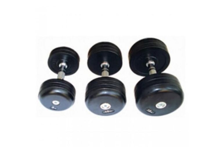 Обрезиненный гантельный ряд Dayu Fitness DB-181-1 ( 27,5-50 кг) 
