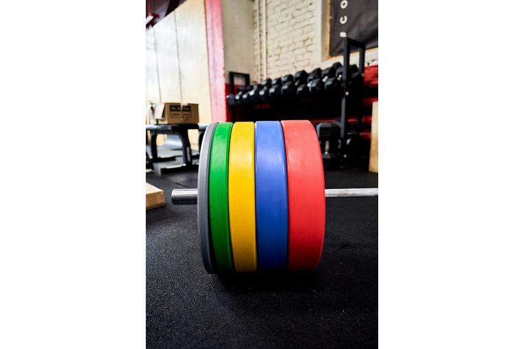 Диск 10кг YouSteel EVO Bumper Plate зеленый фото 2