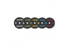 Бампированный диск 15кг Live Pro Rubber Bumper Plate NL\LP8331-15\00-00-00 черный\желтый