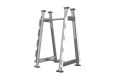 Комплект полиуретановых фиксированных W-образных штанг 10-45кг Fitex Pro 10 штангсо стойкой FTX-414.1W фото 2