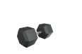 Гантель гексагональная 40 кг обрезиненная UnixFit DBHEX40 фото 6