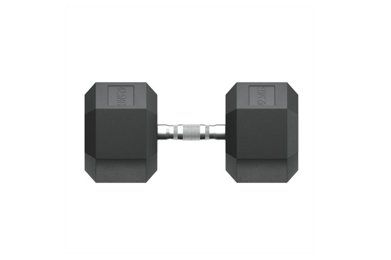 Гантель гексагональная обрезиненная 42,5 кг UnixFit DBHEX42_5 фото 5
