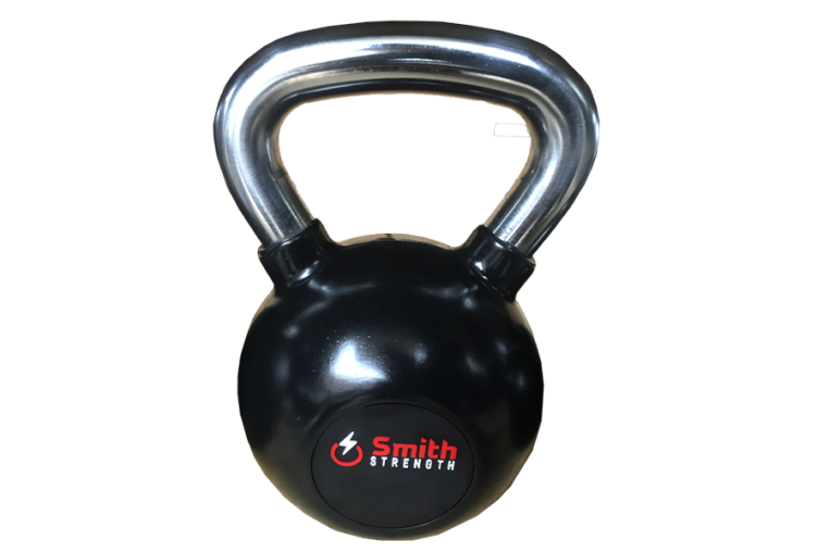 Стальная обрезиненная гиря Smith DB087-16 со стальной рукояткой, Размер: 16кг фото 2