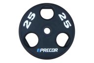 Олимпийский диск в уретане Precor FM\UPP-25KG\BK-LZ-00 25 кг, черный с лазерной гравировкой
