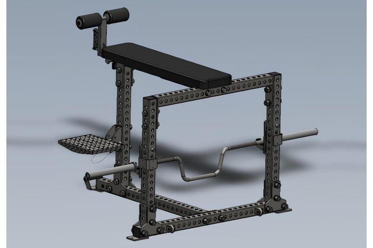 Скамья для тяги лёжа YouSteel фото 2