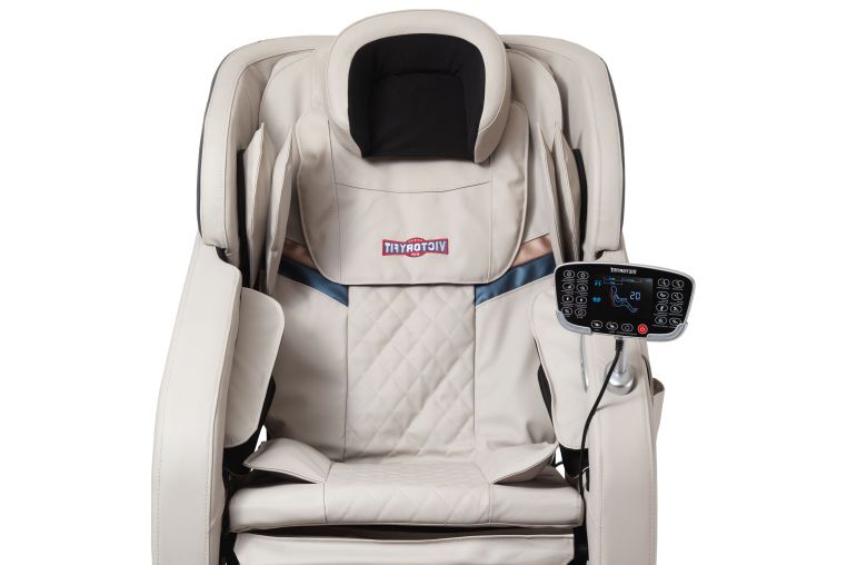 Домашнее массажное кресло VictoryFit VF-M68 (бежевый) фото 8