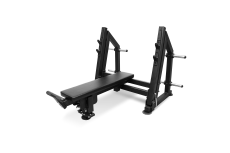 Скамья для жима лёжа с доводчиком, упором и подставкой для ног BRONZE GYM PARTNER ML-901