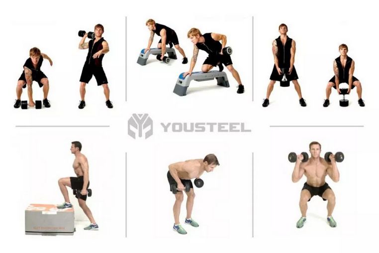 Гантель EVO 17,5кг полиуретановая YouSteel фото 3