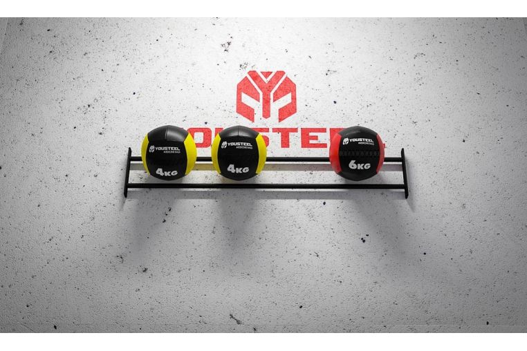 Полка для мячей YouSteel Перекладина двойная, длина180 cм 