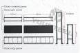 Полка для мячей YouSteel Перекладина двойная, длина180 cм фото 1