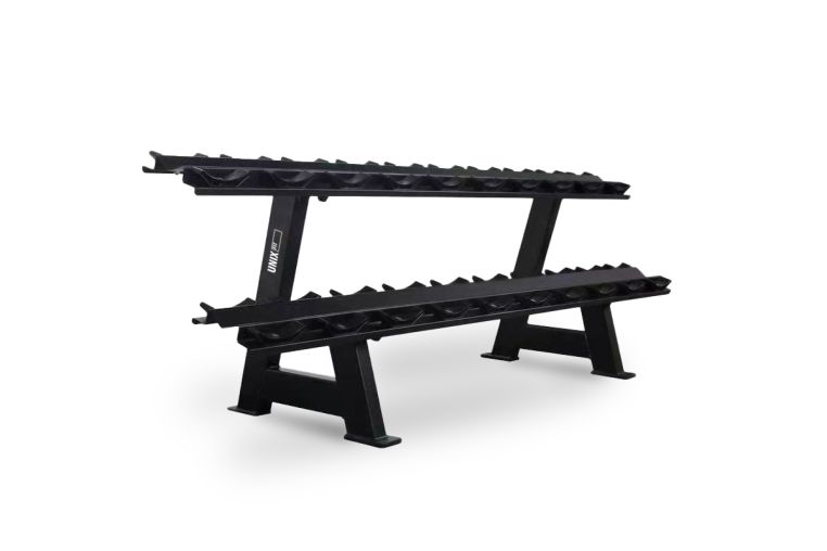 Стойка для гантелей (500 кг) UnixFit DumRack 10 PRO DBRK10PBK500 