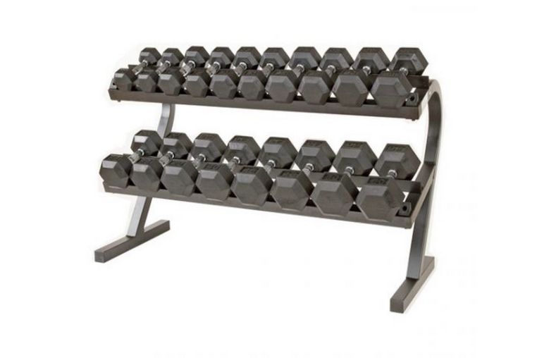 Подставка под гексагональные гантели Perform Better Economy Dumbbell 4058-02 под 10 пар, черный 