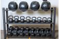 Модульный стеллаж Spektr Sport для гантелей, гирь и медболов 192х43х195 фото 5