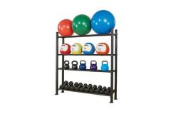 Модульный стеллаж для гантелей, гирь и медболов 180х36х185 см Spektr Sport