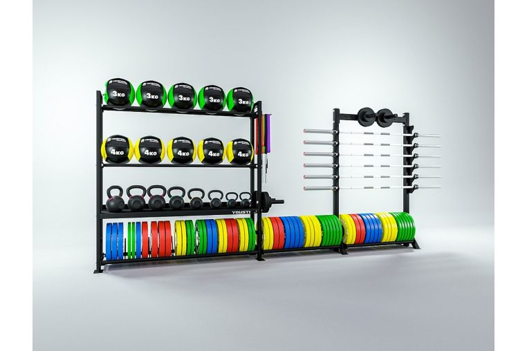 Модульные стеллажи YouSteel СТМ-4000-1950-грифы 