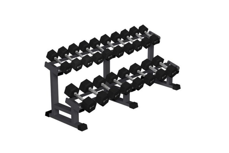 Стойка для гексоганальных гантелей Iron King двухярусная IK 224 