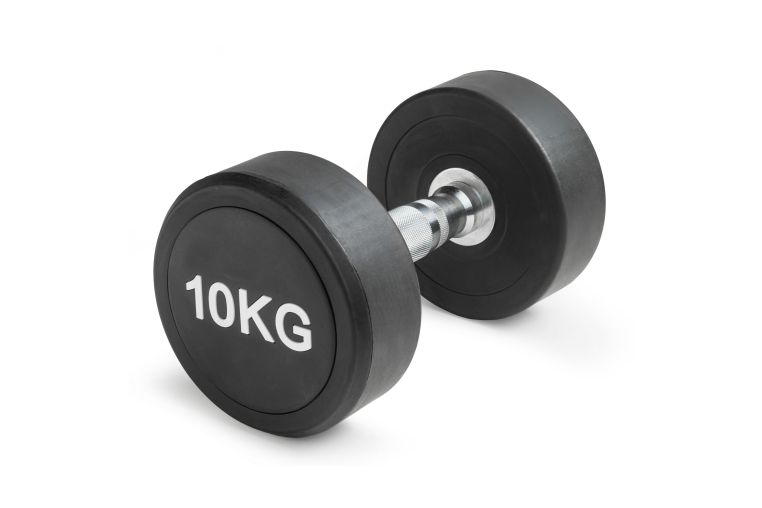 Гантель неразборная круглая 10 кг. VictoryFit VF-R100 