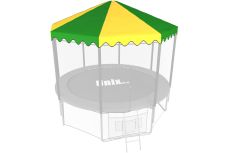 Крыша для батута UNIX Line 8 ft Green/Yellow