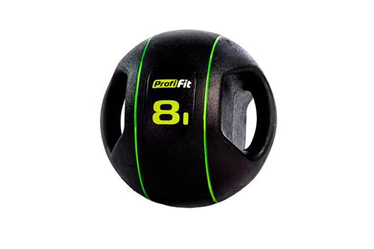 Медицинбол с хватами PROFI-FIT 8 кг 