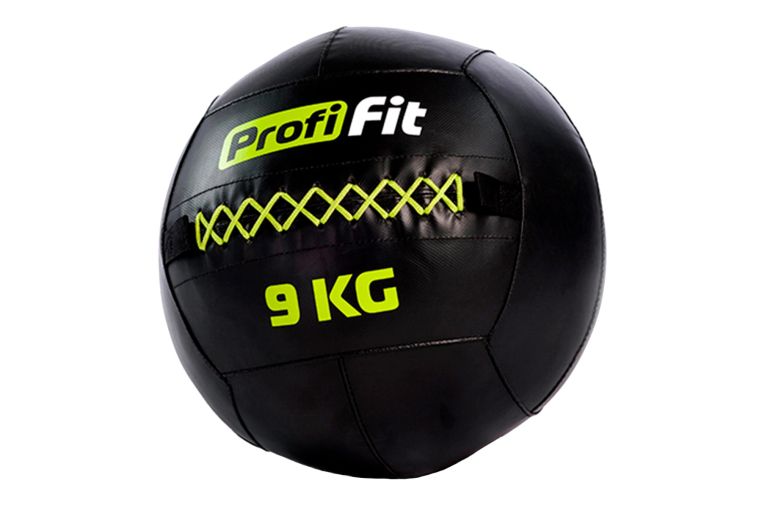 Медицинбол набивной (Wallball) PROFI-FIT 9 кг 