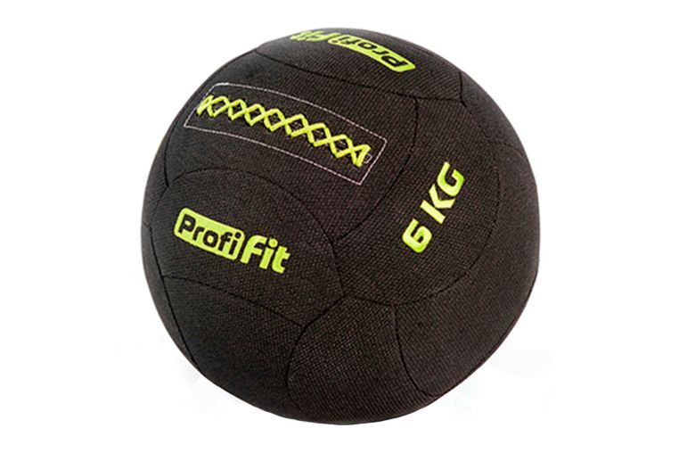 Медицинбол набивной кевларовый (Kevlar Wallball) PROFI-FIT 6 кг 