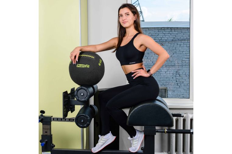 Медицинбол набивной кевларовый (Kevlar Wallball) PROFI-FIT 6 кг фото 1