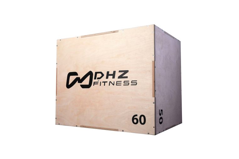 Универсальный PLYO BOX 3 в 1 со шкалой наклона (фанера) 50х60х75 см DHZ фото 4