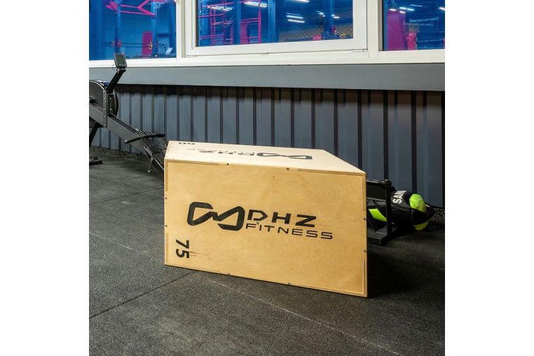 Универсальный PLYO BOX 3 в 1 со шкалой наклона (фанера) 50х60х75 см DHZ фото 6