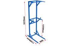 Турник-пресс-брусья, напольный Glav
